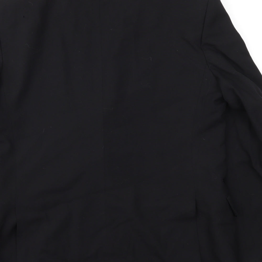 THE BRITISH Mens Black Jacket Blazer Size 40