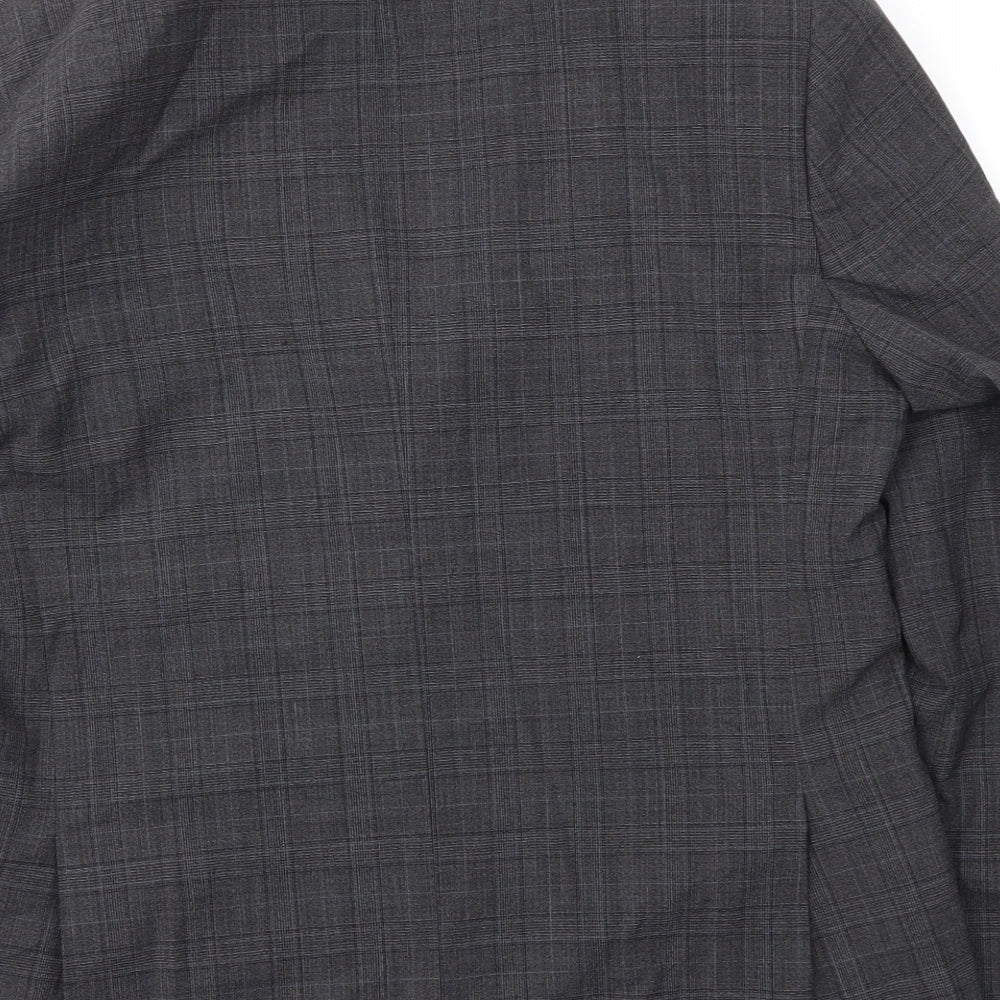 TURNER & SANDERSON Mens Grey Jacket Blazer Size 44