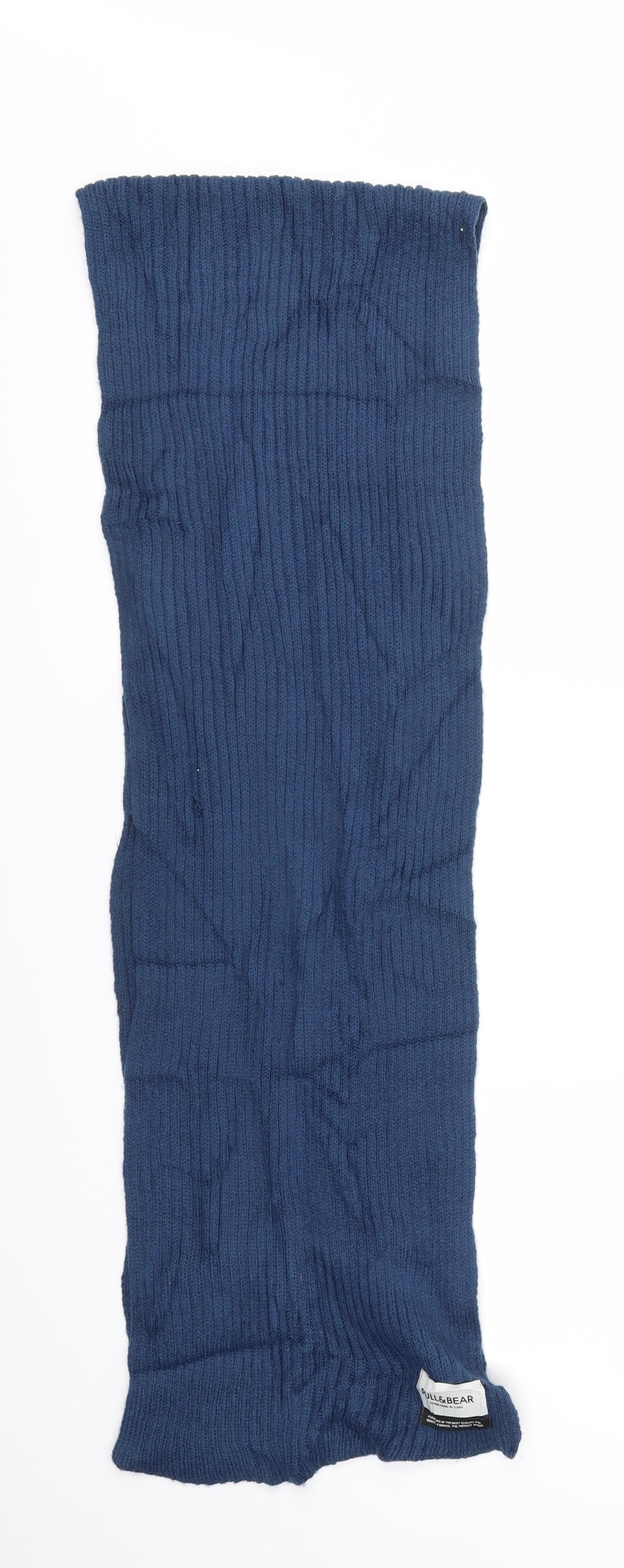 Pull&Bear Mens Blue Scarf Size Regular