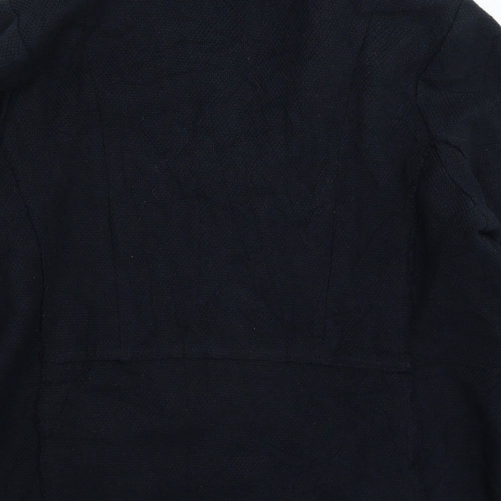 monari Womens Black Jacket Blazer Size 10