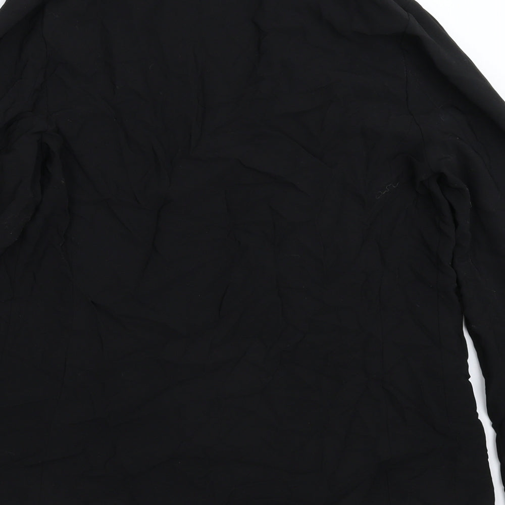 Preworn Womens Black Jacket Blazer Size 12
