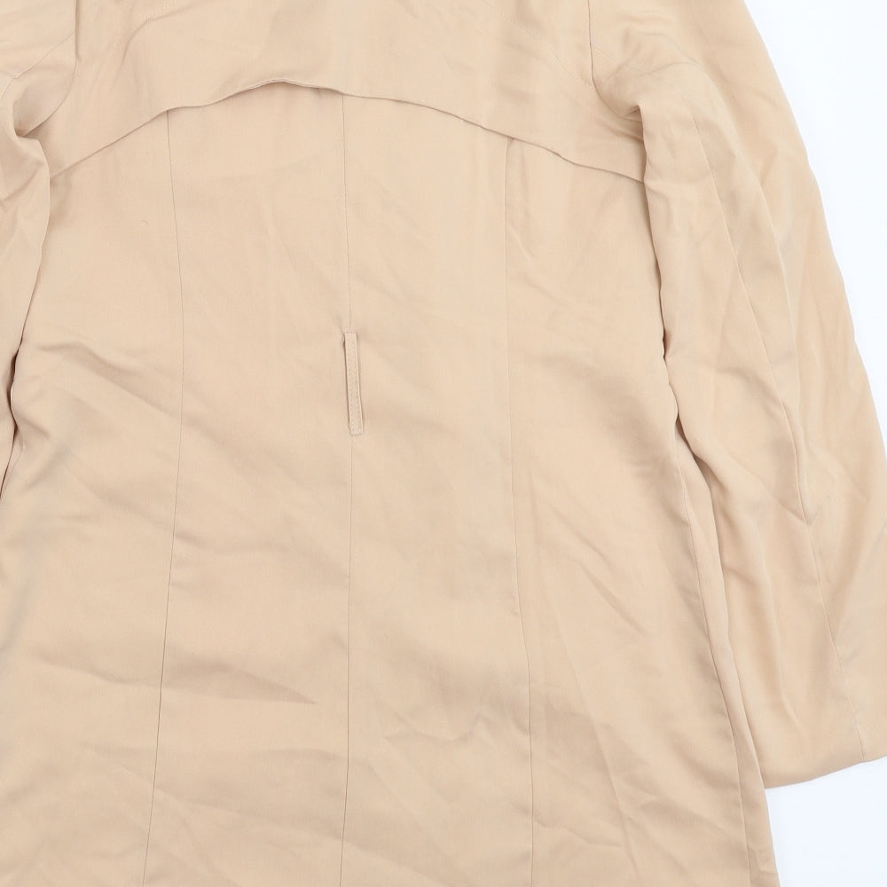 Mermaid Womens Beige Shirt Dress Size M