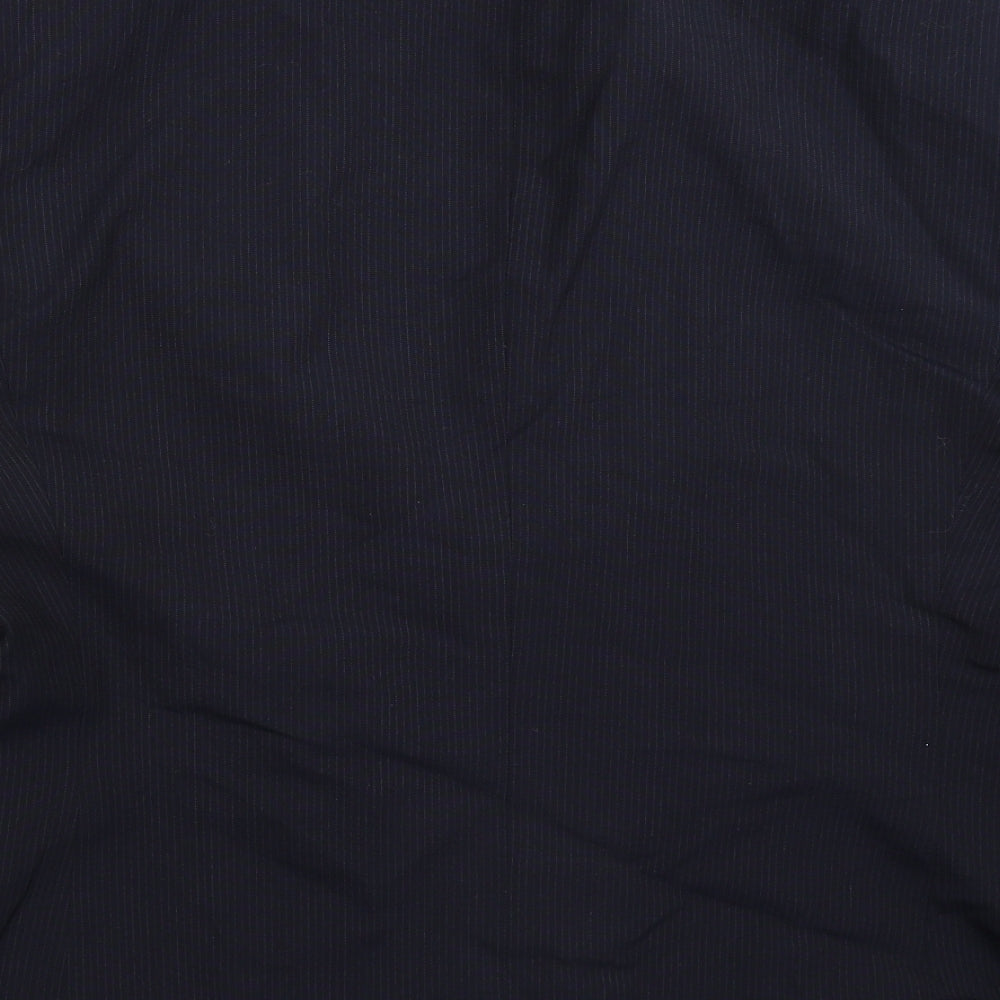 A Prime Mens Blue Striped Jacket Suit Jacket Size 44