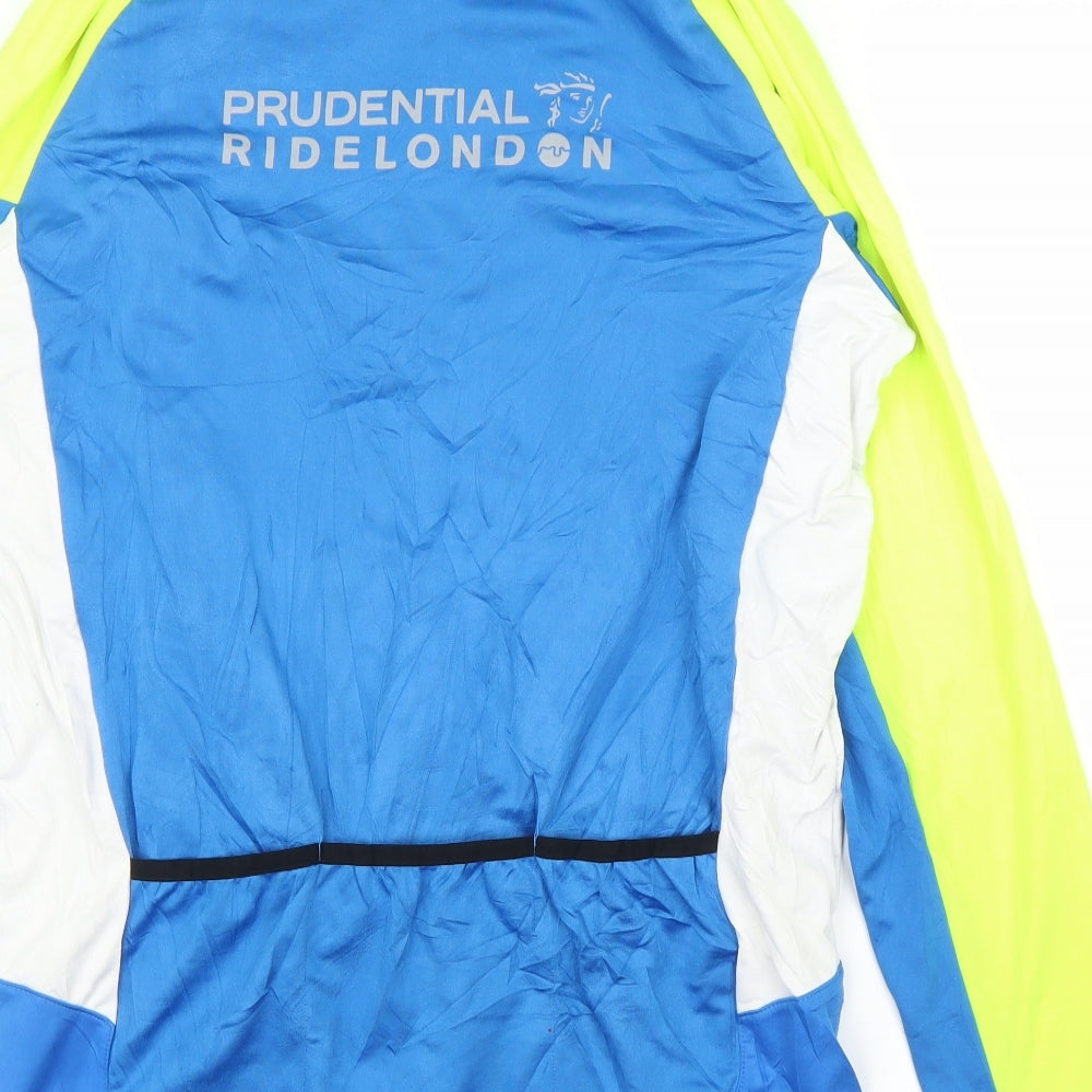 Prudential Mens Blue Full Zip Jumper Size L