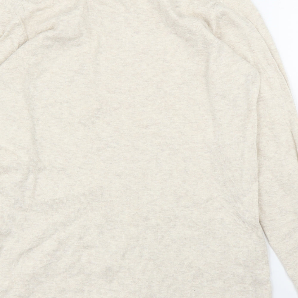 H&M Womens Beige Pullover Jumper Size M