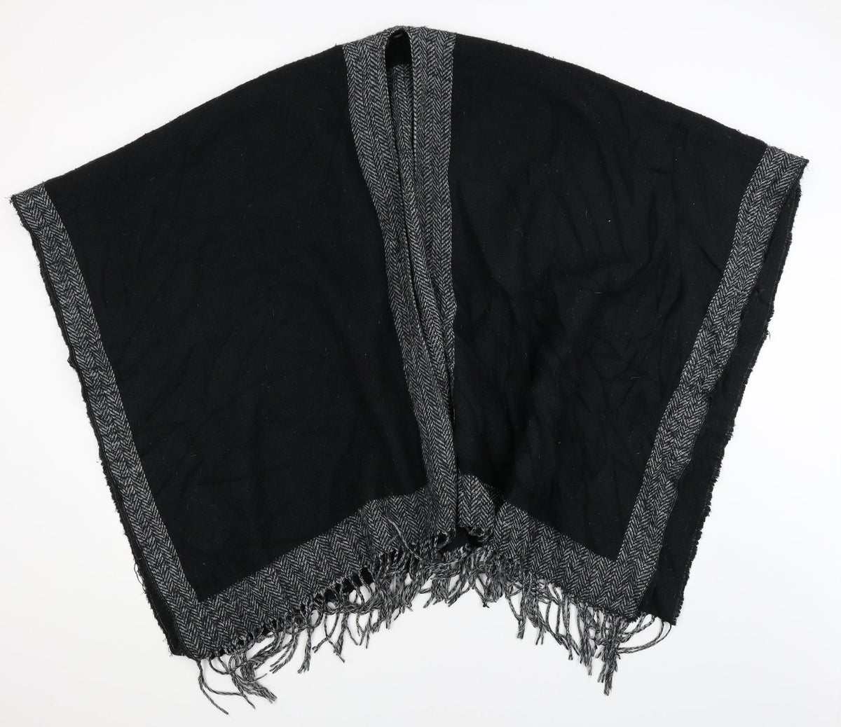 Preworn Womens Black Shawl/Wrap