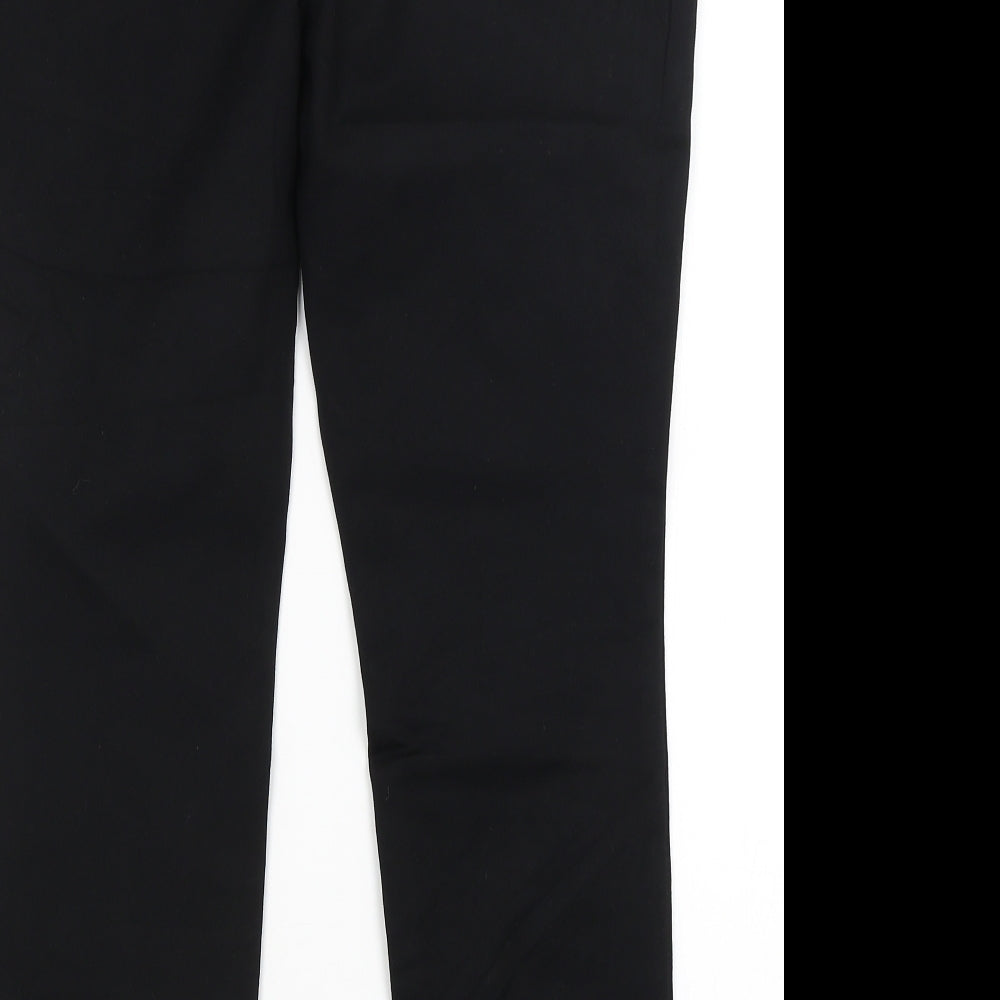 M&S Womens Black Dress Pants Trousers Size 12 L26 in