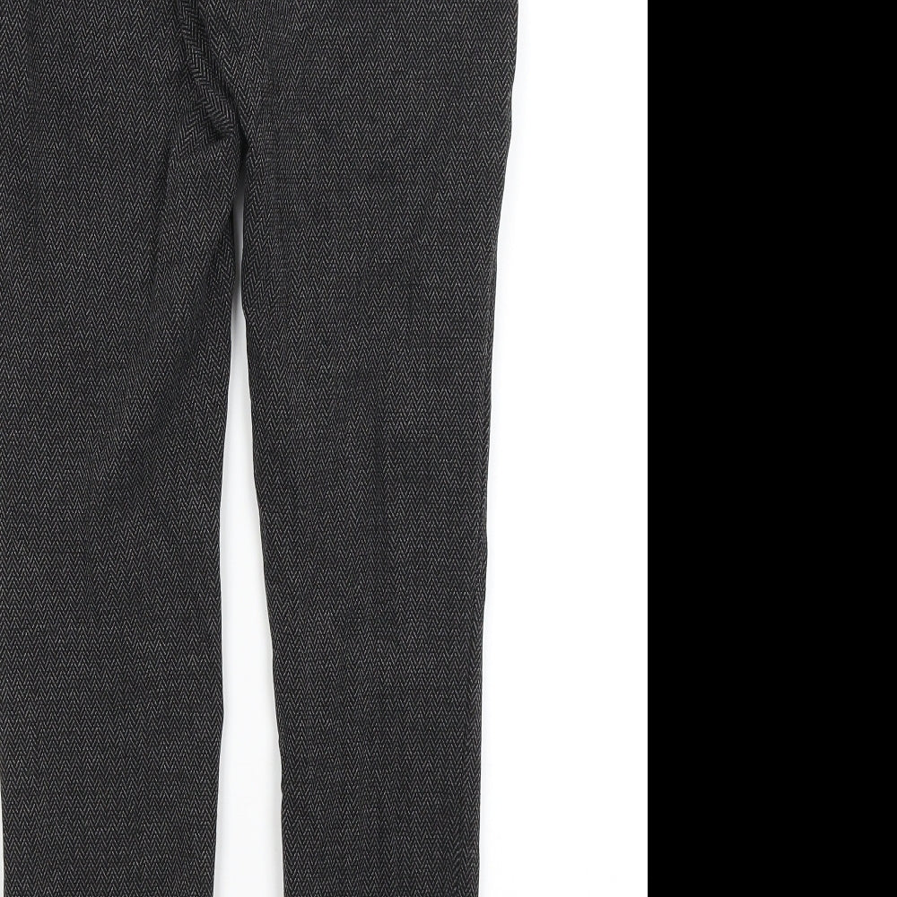 Marks & Spencer Womens Grey Trousers Size 8 L27 in