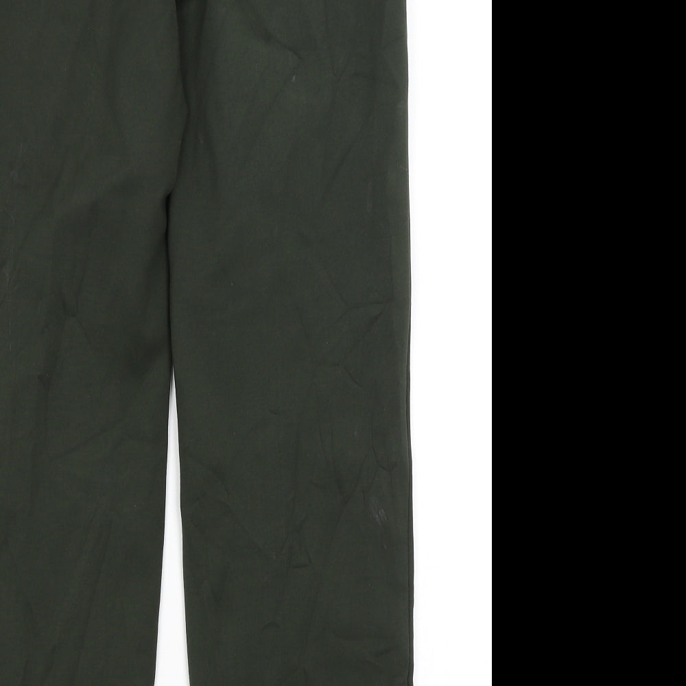 Marks & Spencer Womens Green Trousers Size 8 L26 in