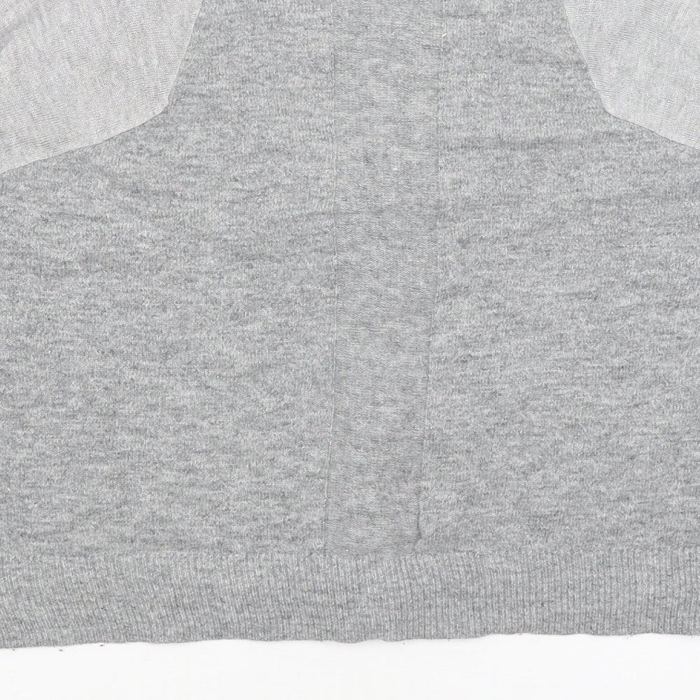 Topshop Womens Grey Cardigan Jumper Size 8