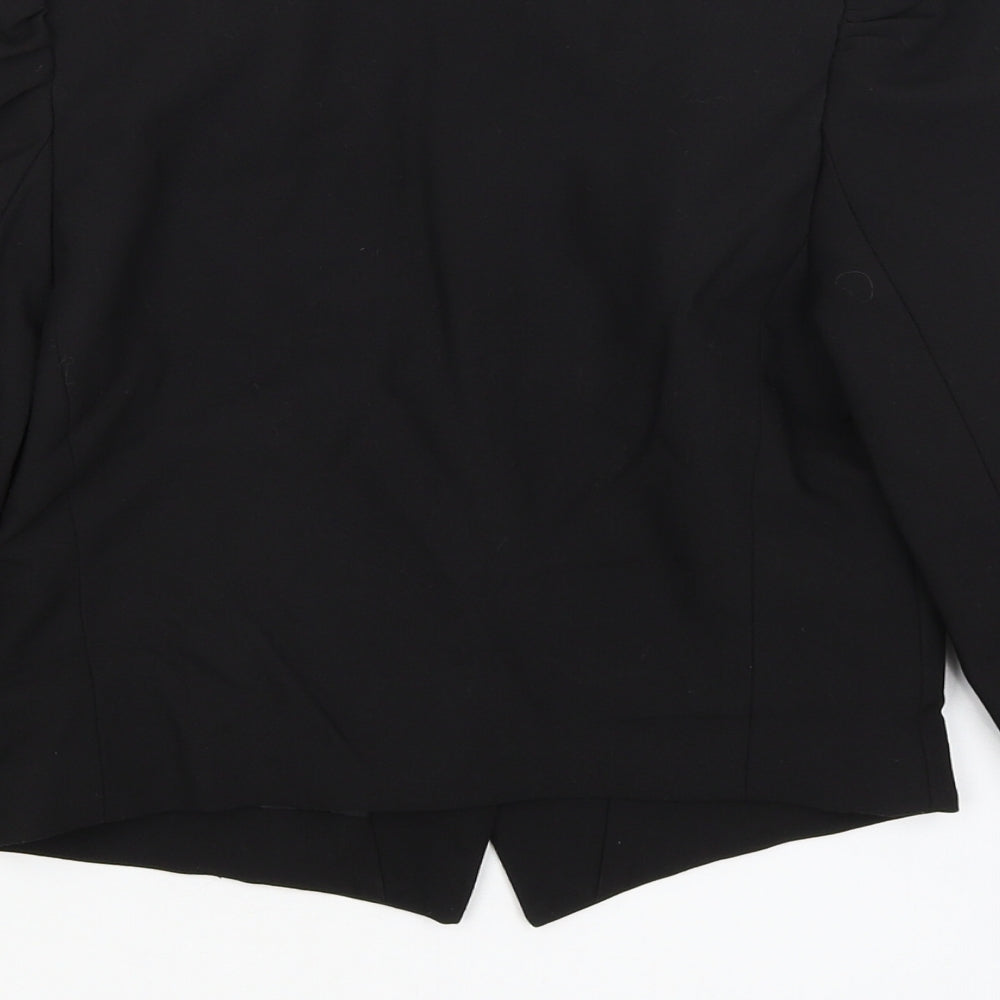 Divided Womens Black Jacket Blazer Size 8