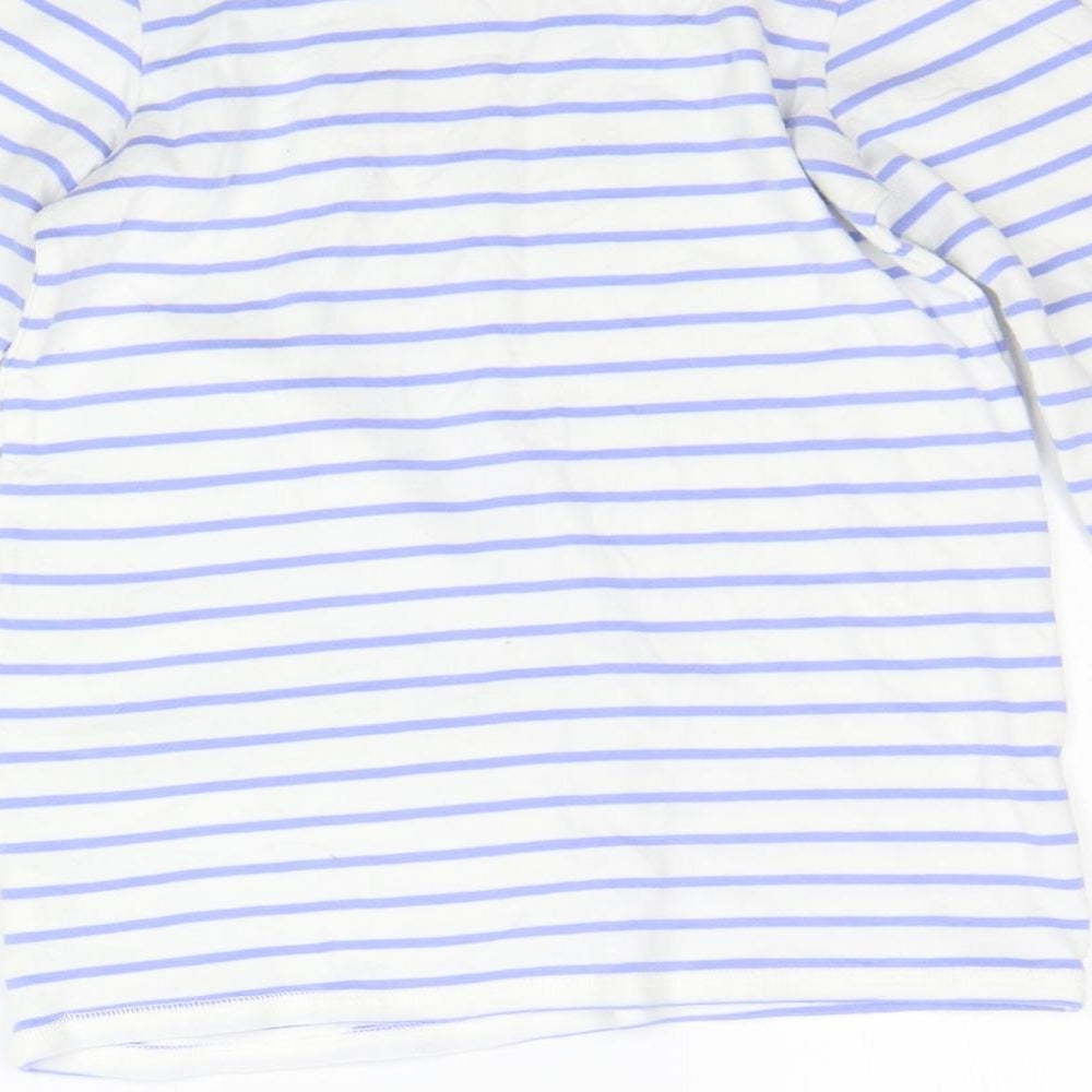 NEXT Girls Blue Striped Top Pyjama Top Size 11 Years