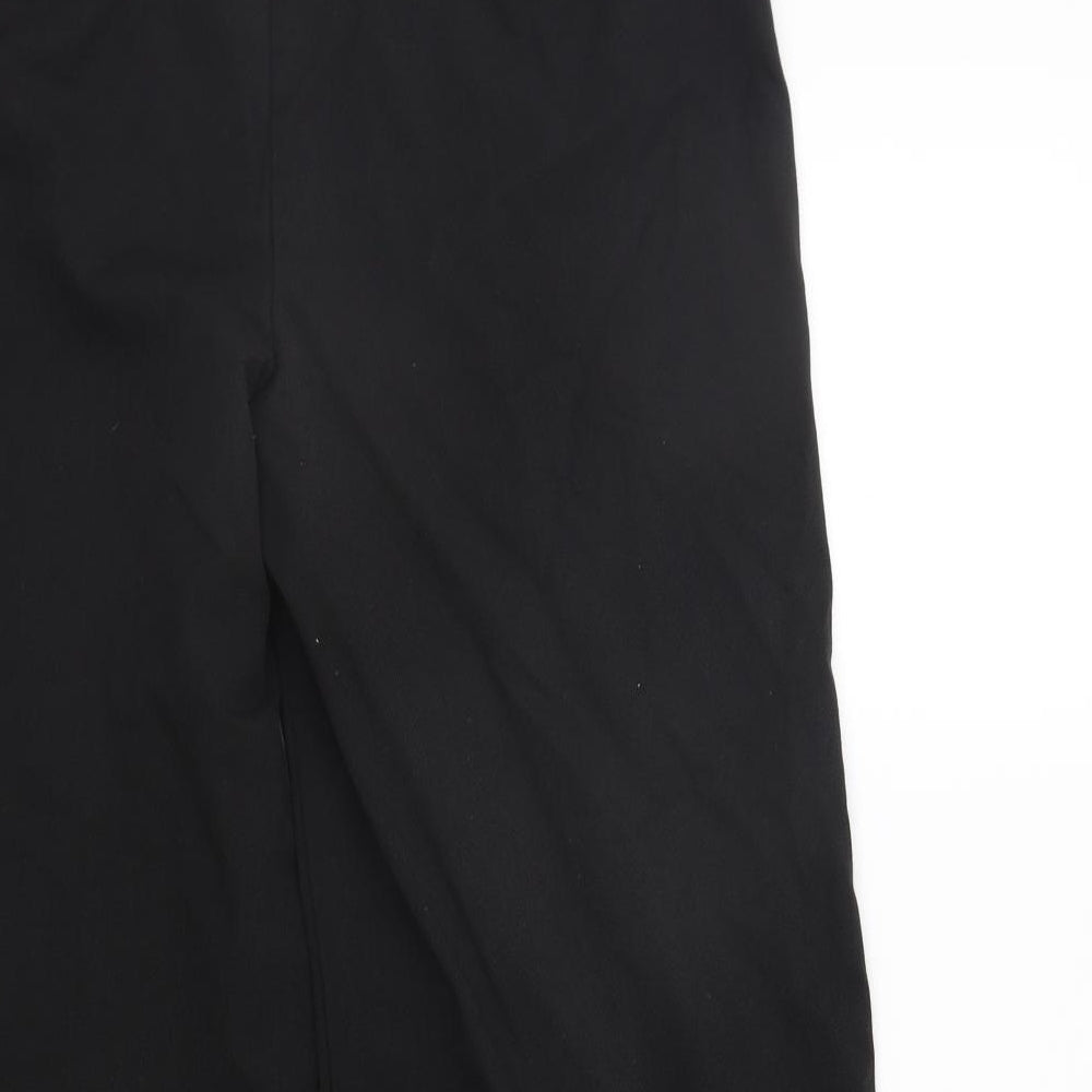 Marks & Spencer Womens Black Trousers Size 12 L23 in