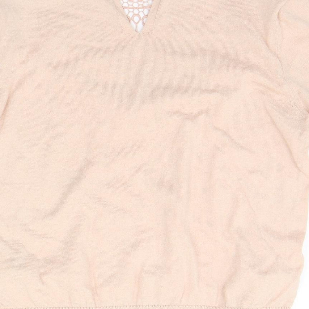 Marks & Spencer Womens Beige Pullover Jumper Size 10