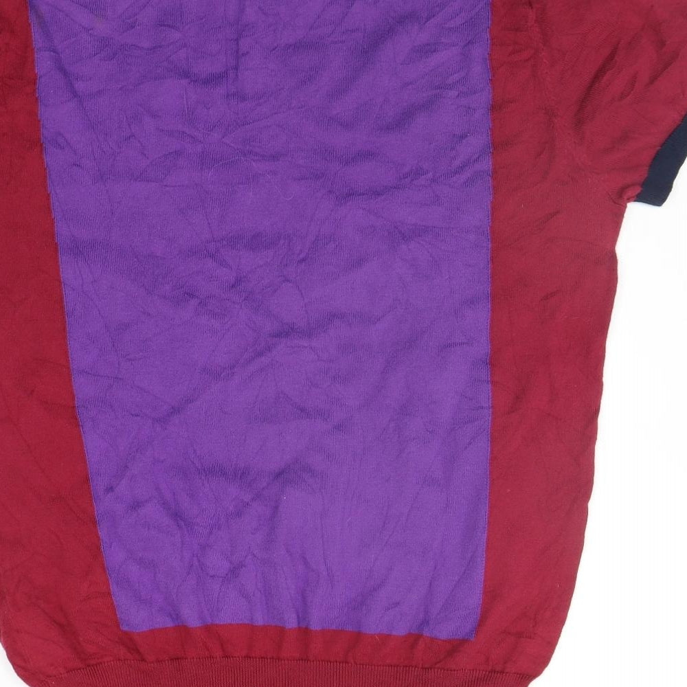 Bosideng Womens Red Basic Polo Size M