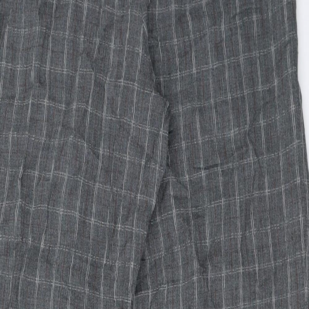 Preworn Womens Grey Capri Trousers Size 30 in L25 in