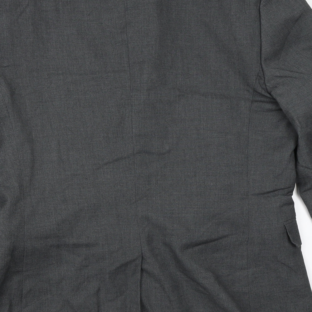 H&M Mens Grey Jacket Blazer Size 38