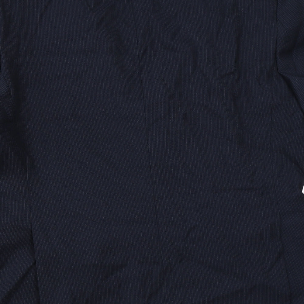 Charlton Gray Mens Blue Jacket Blazer Size 40