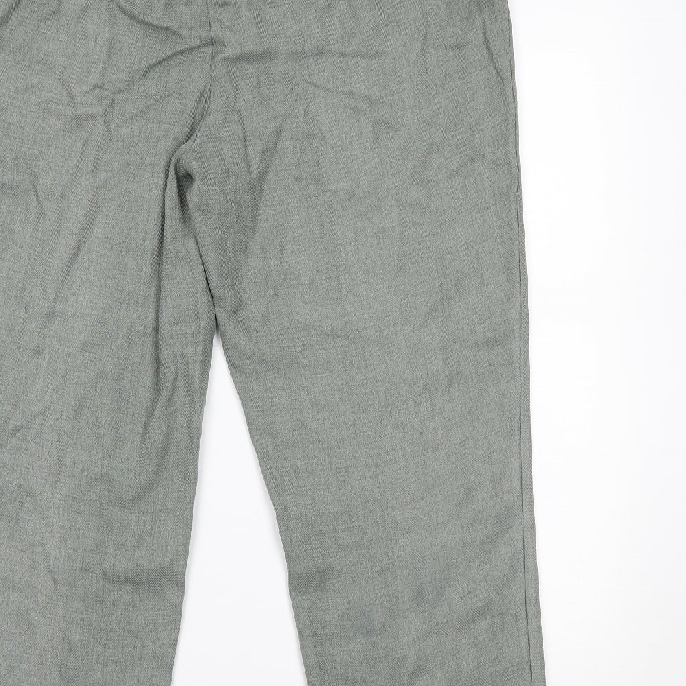Bonmarché Womens Green Trousers Size 18 L24 in