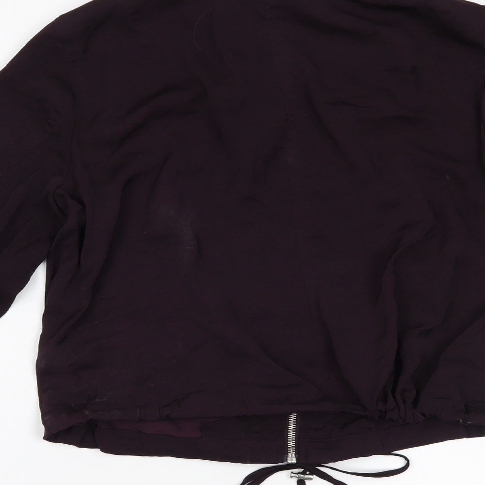 H&M Womens Purple Jacket Size 6