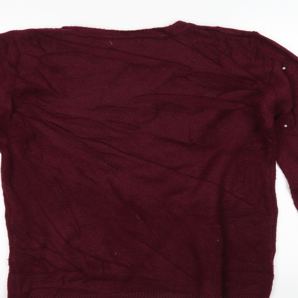 RJR.John Rocha Womens Purple Pullover Jumper Size 12