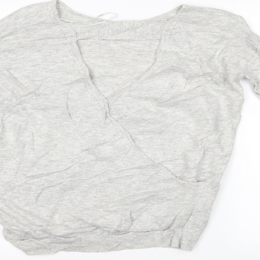 NEXT Womens Grey Basic Blouse Size 8