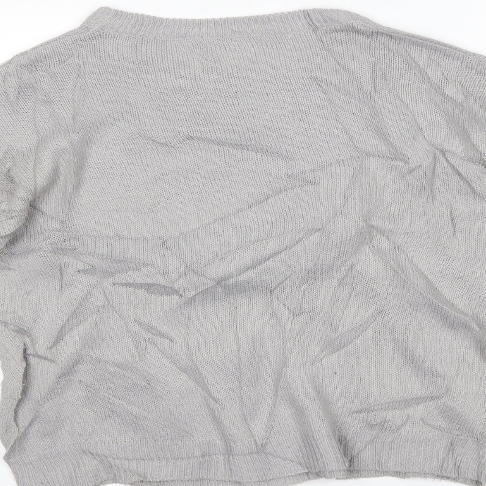Brave Soul Womens Grey Pullover Jumper Size 12