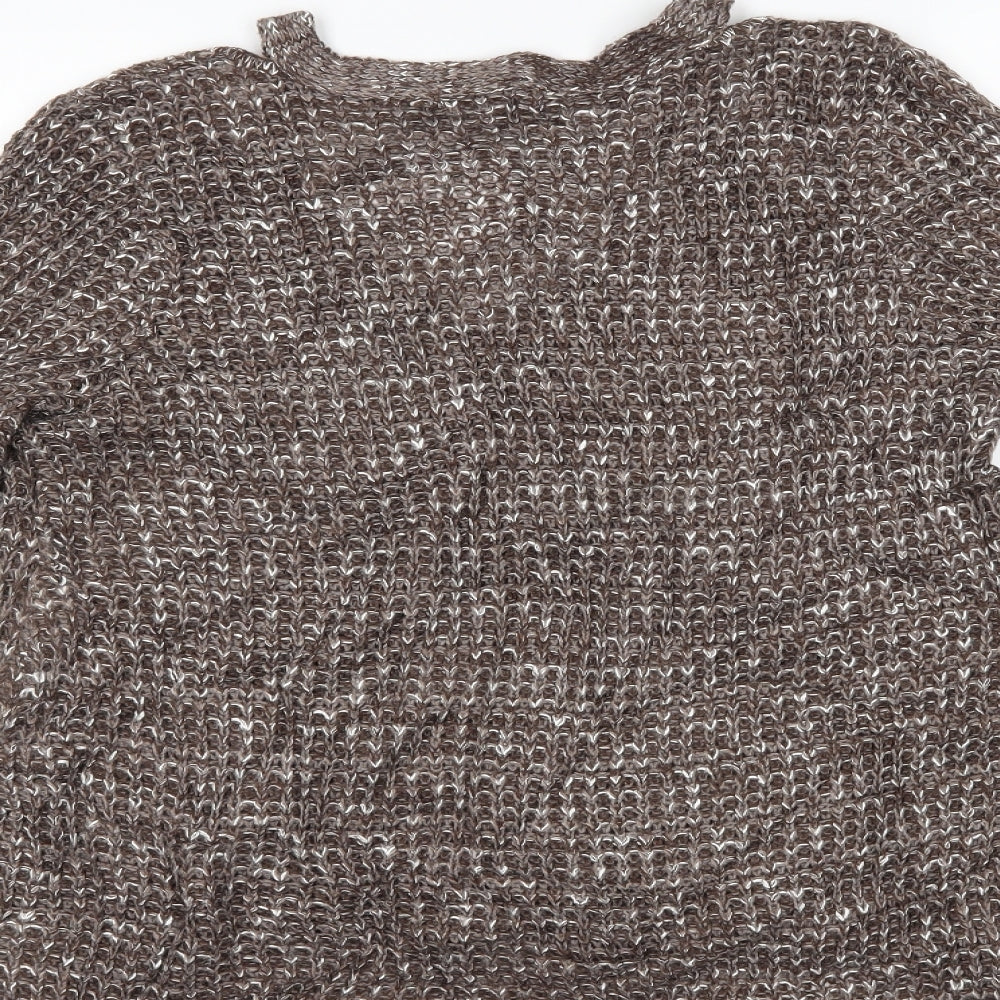 American Eagle Outfitters Womens Brown Basic Blouse Size M