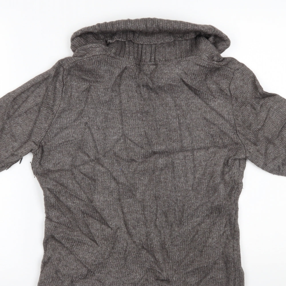 ESPIRIT Womens Brown Basic Blouse Size M