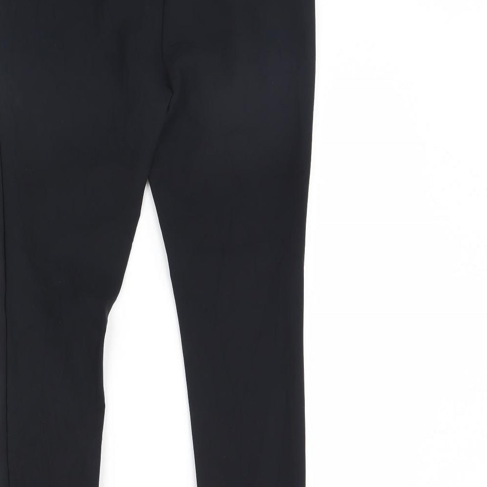Preworn Womens Black Trousers Size 30 in L28 in