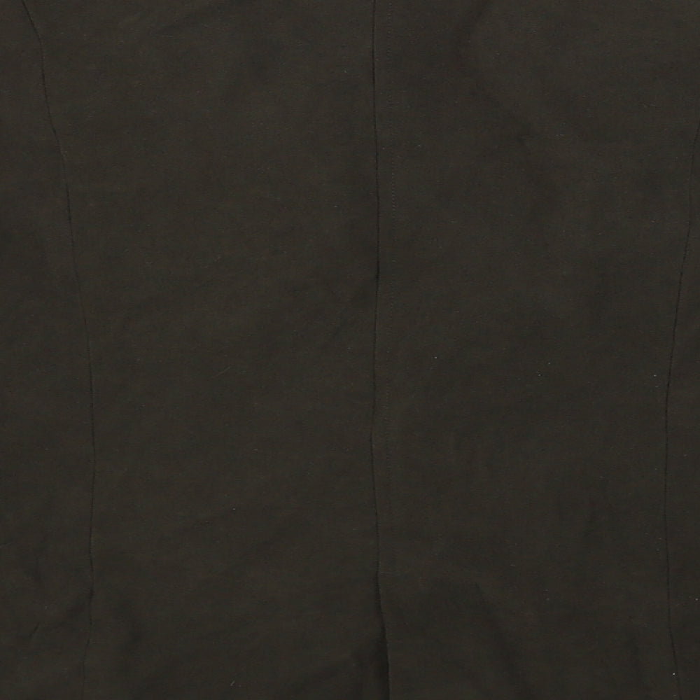 EVIE Womens Brown Jacket Blazer Size 16