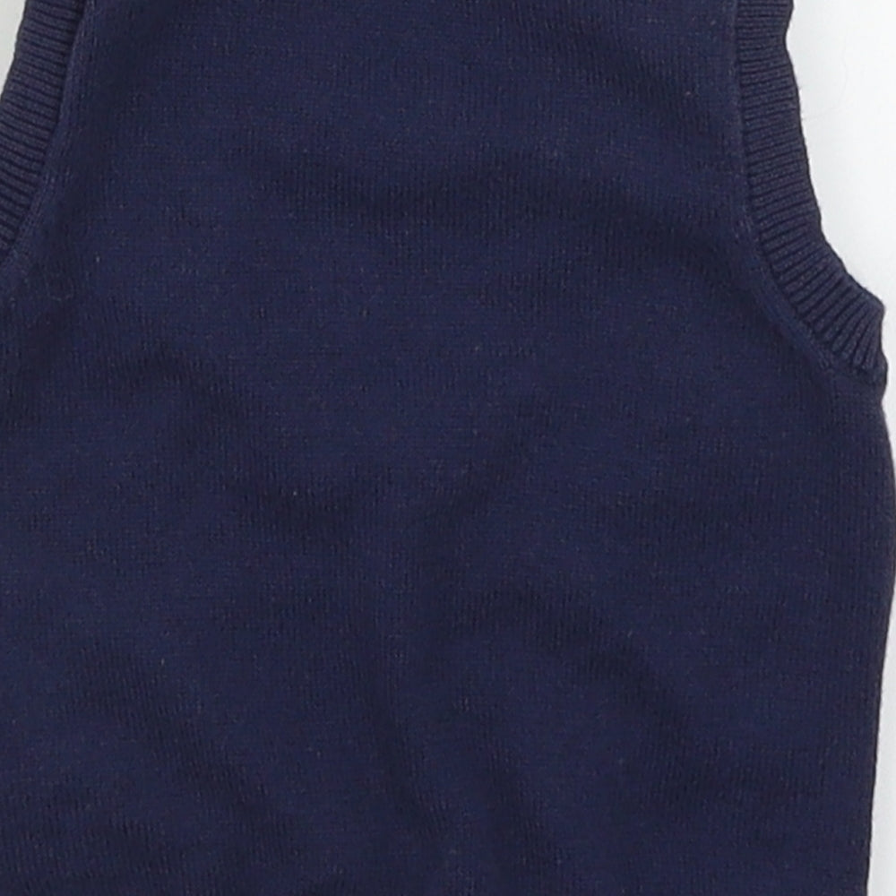Mother Care Baby Blue Geometric Jacket Size 3-6 Months