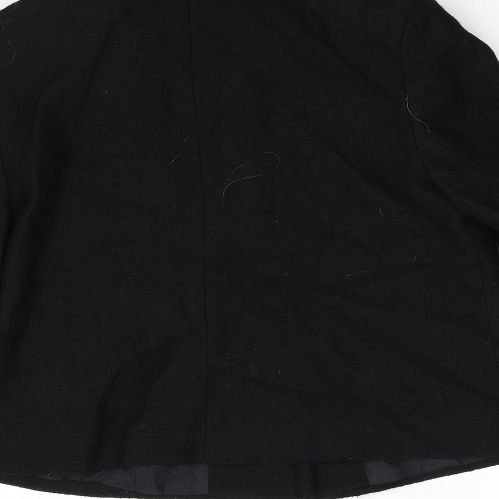 Collezioni Womens Black Jacket Size 12