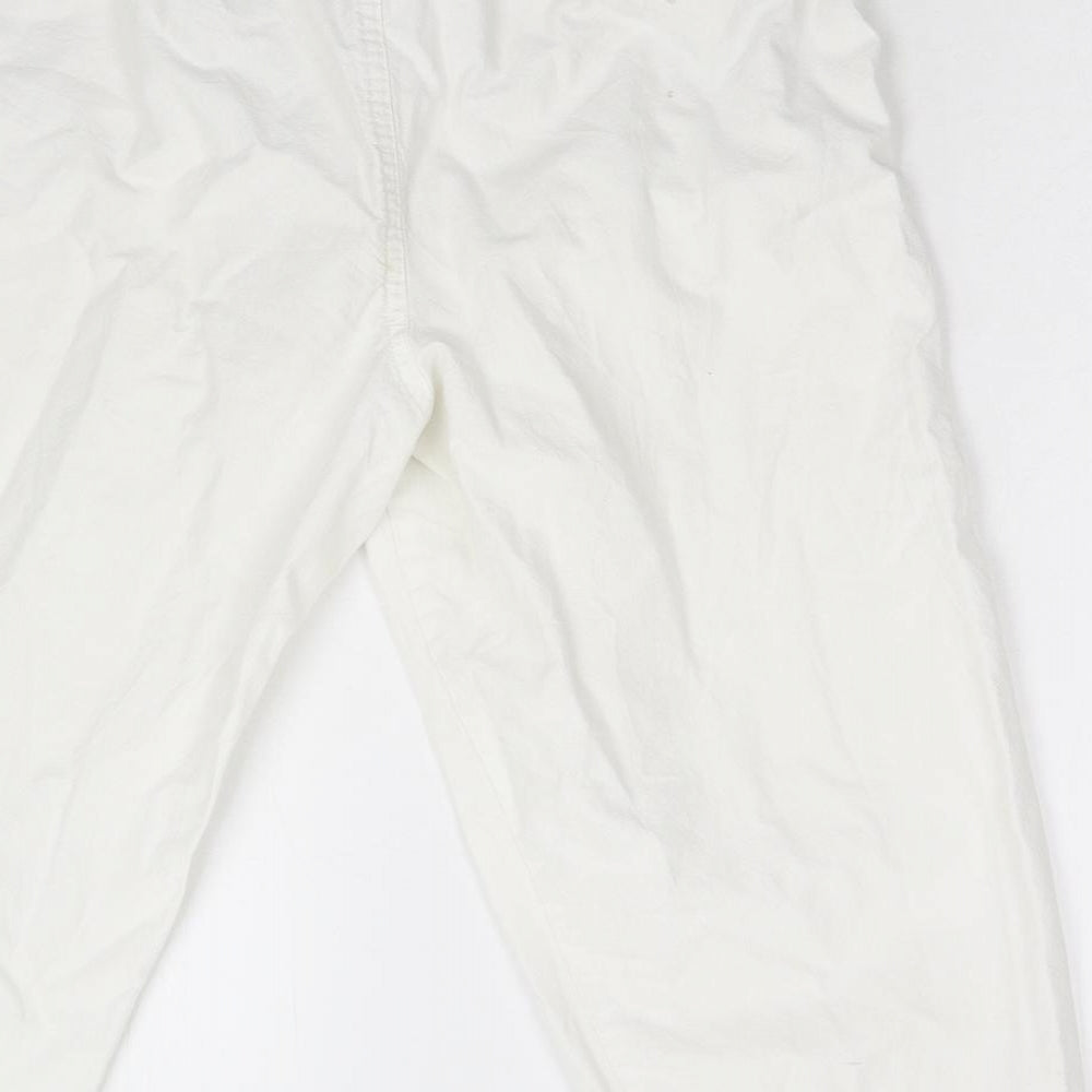 La Redoute Womens White Bermuda Shorts Size L