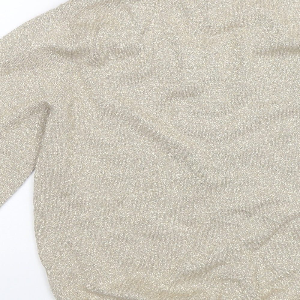 Monsoon Womens Beige Cape Jumper Size S
