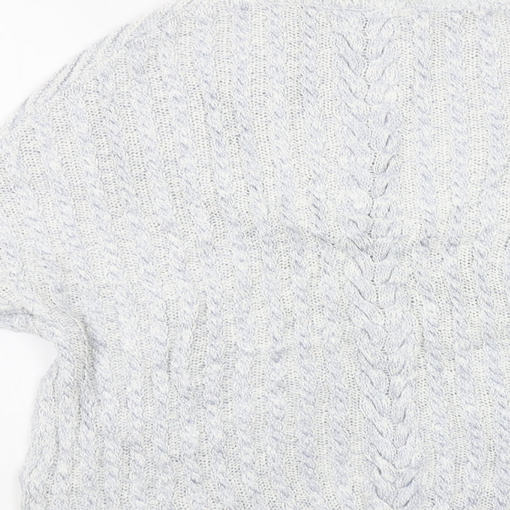 Maison De Nimes Womens Grey Pullover Jumper Size M