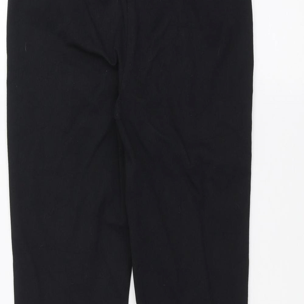Marks & Spencer Womens Black Trousers Size 10 L27 in