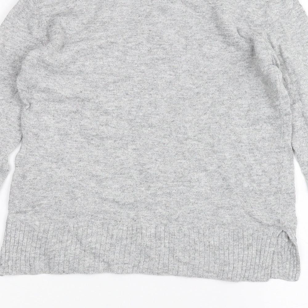 Mari Womens Grey Pullover Jumper Size XS
