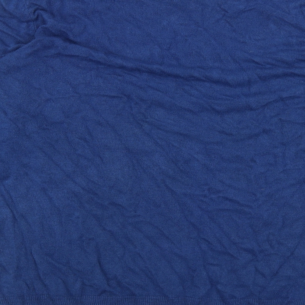 F&F Mens Blue Pullover Jumper Size 2XL