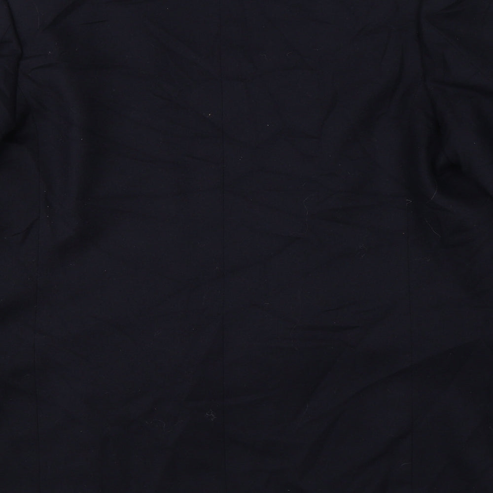 Bauman Mens Blue Jacket Suit Jacket Size 40