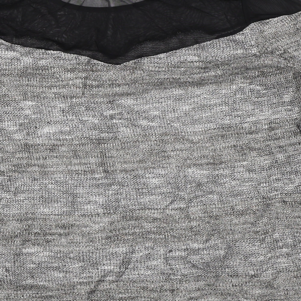 Divided Womens Grey Pullover Jumper Size M