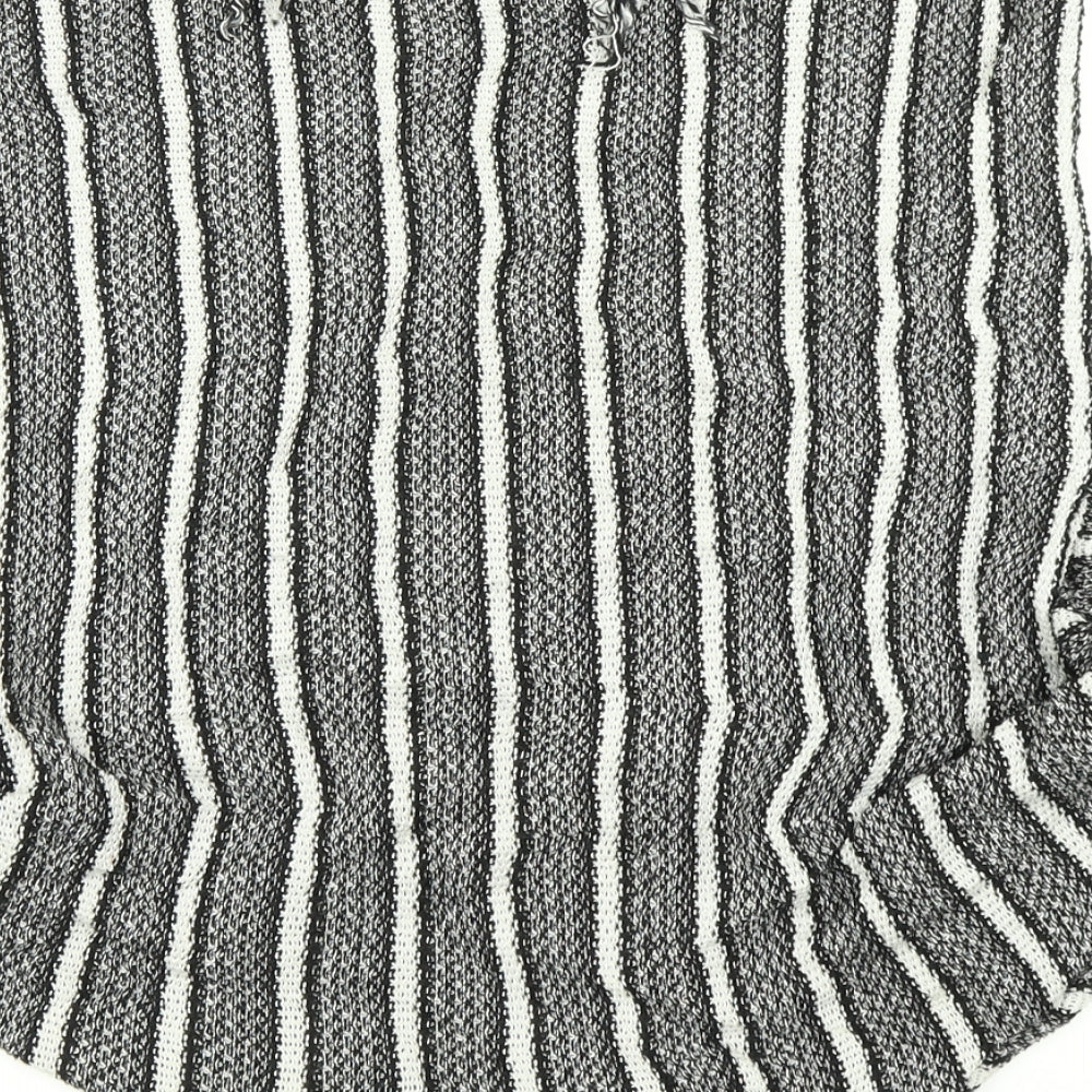 Topshop Womens Multicoloured Striped Pullover Jumper Size 10