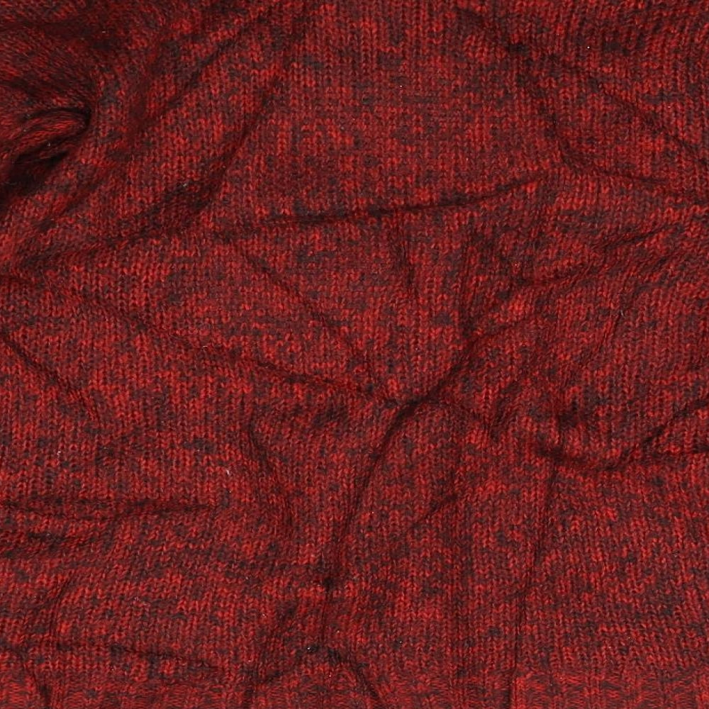 Heart and Soul Womens Red Pullover Jumper Size 10 - panda face