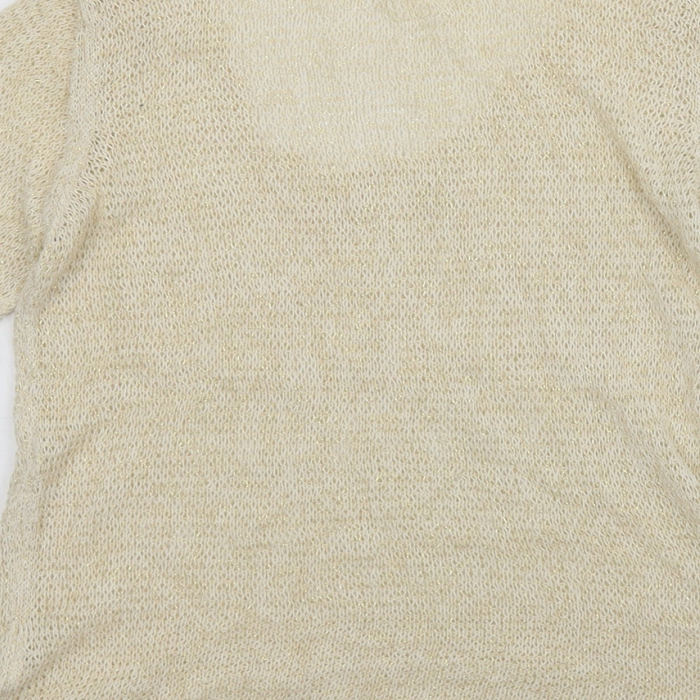 viriato Womens Beige Pullover Jumper Size 14