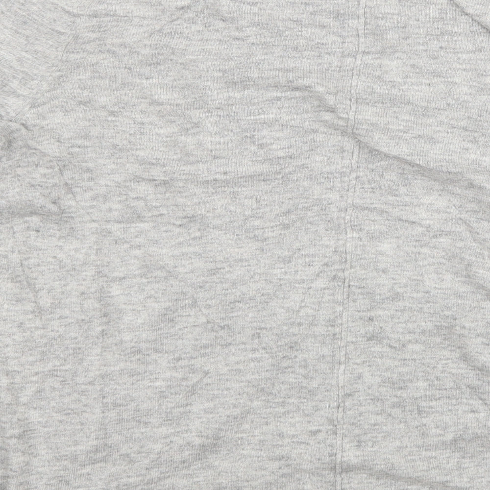 M&Co Womens Grey Cardigan Jumper Size 14