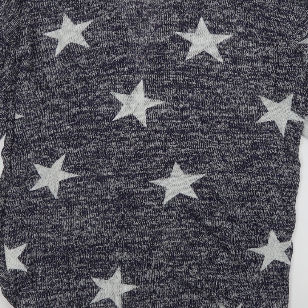 H&M Girls Blue Cardigan Jumper Size 14 Years