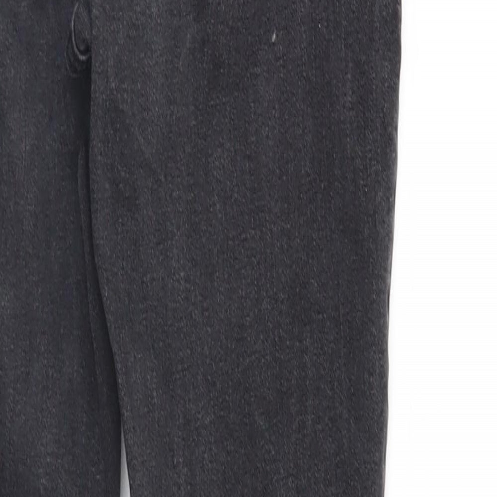Denim & Co. Womens Black Denim Tapered Jeans Size 6 L26 in