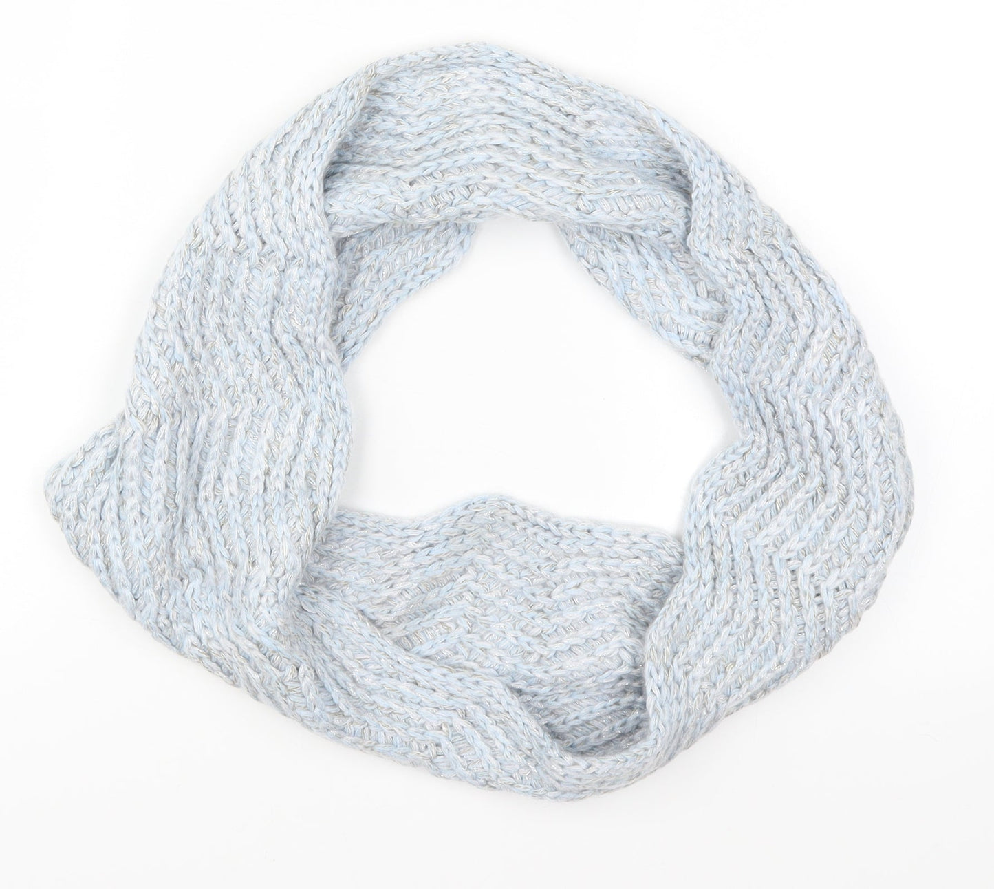 Preworn Womens Blue Scarf - Snood
