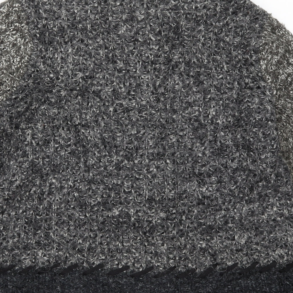 Marks & Spencer Womens Grey Knit Cardigan Jumper Size 10 - Colourblock