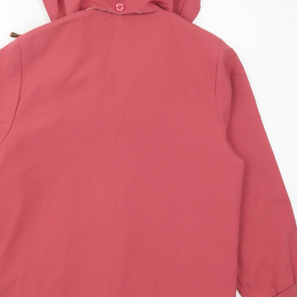 JBC Womens Pink Overcoat Coat Size 14